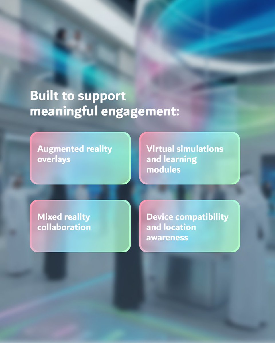 DigitalX Audio Visual Solutions use immersive technologies such as AR, VR, and MR to enhance learning, training, and collaborative environments.

For more, contact us on: reach@thedigitalx.ae

#DigitalDEWA #DigitalX #AVS #Innovation