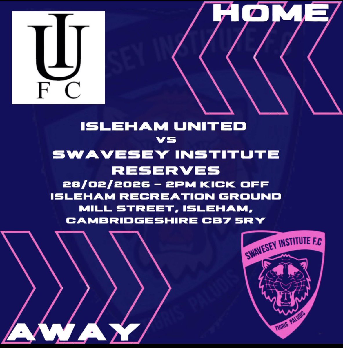 Swavesey Institute Reserves FC tweet media