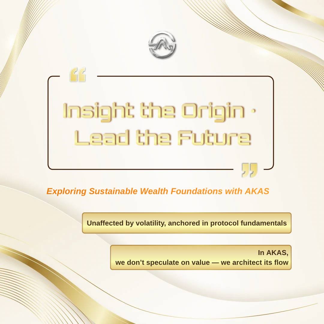 AKASOfficial_'s tweet photo. AKAS: Let Wealth Compound Through Time

The depth of participation
determines the height of wealth 📈

Across cycles, technology-driven.
AKAS Global Ecosystem,
co-creating value anchors with you 🌍✨

#AKAS #TimeValue #LongTermism https://t.co/rqlV8PpnWY