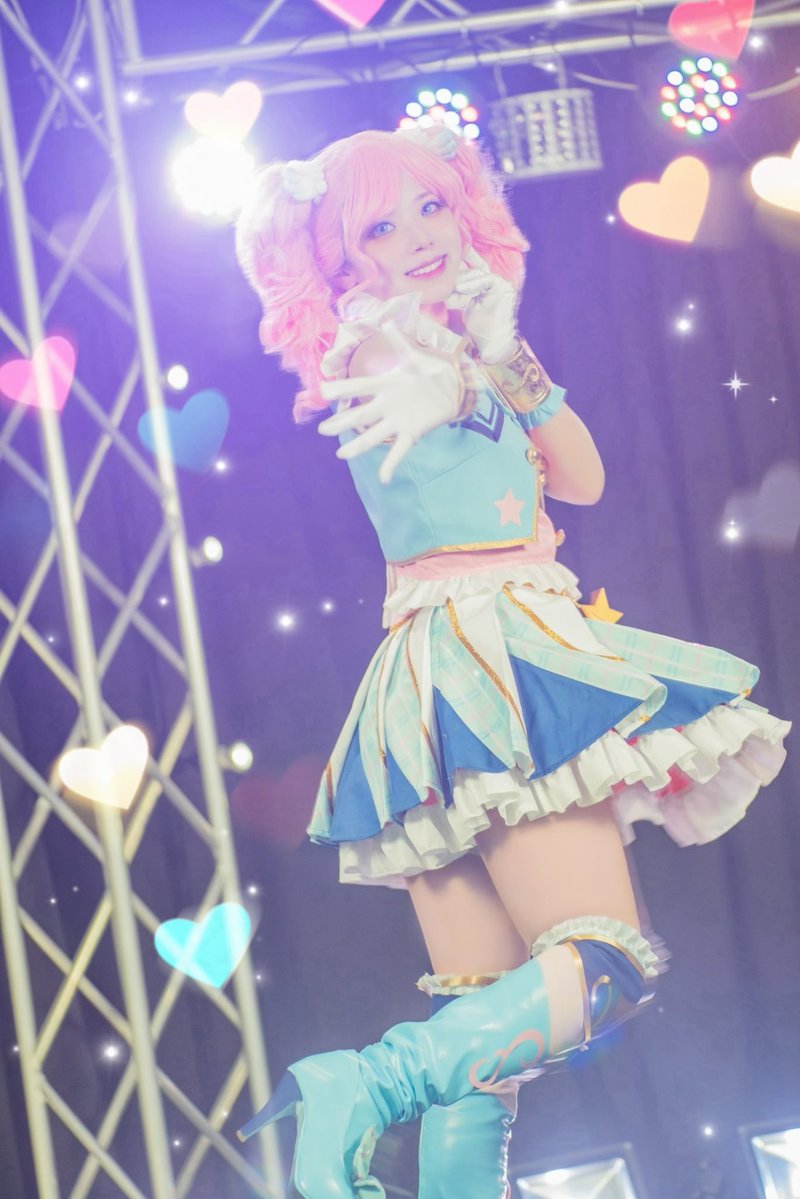 cosplay 🌟アイカツ 🩵天羽まどか .*全力で走るよ 笑顔を届けたいから