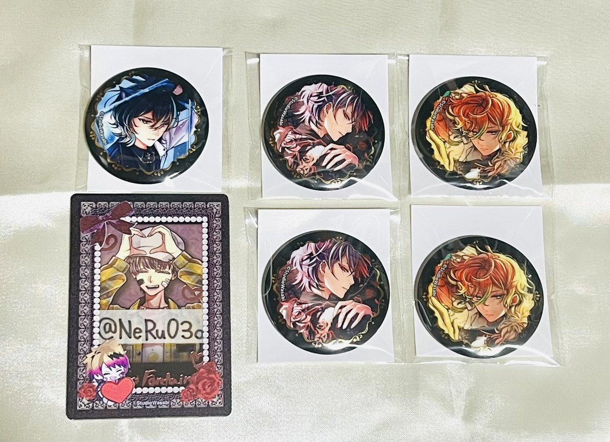 交換】悪魔執事と黒い猫 あくねこ 4th Anniversary 4周年 箔押しキャラ 