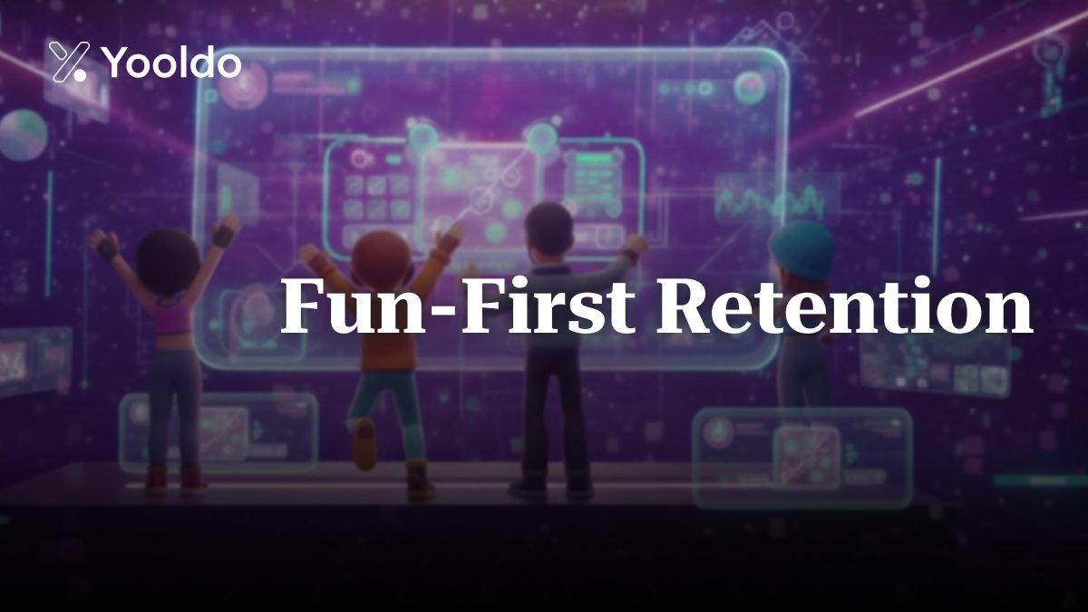 Yooldo_Games's tweet photo. Fun-First Retention
​
Retention starts with a smile, not just a reward. 

At Yooldo, we believe 'Fun-First' is the only way to build long-term loyalty. 

If it’s not fun, it’s not worth it. We’re here for the players who love to play. https://t.co/WwzGumn9am