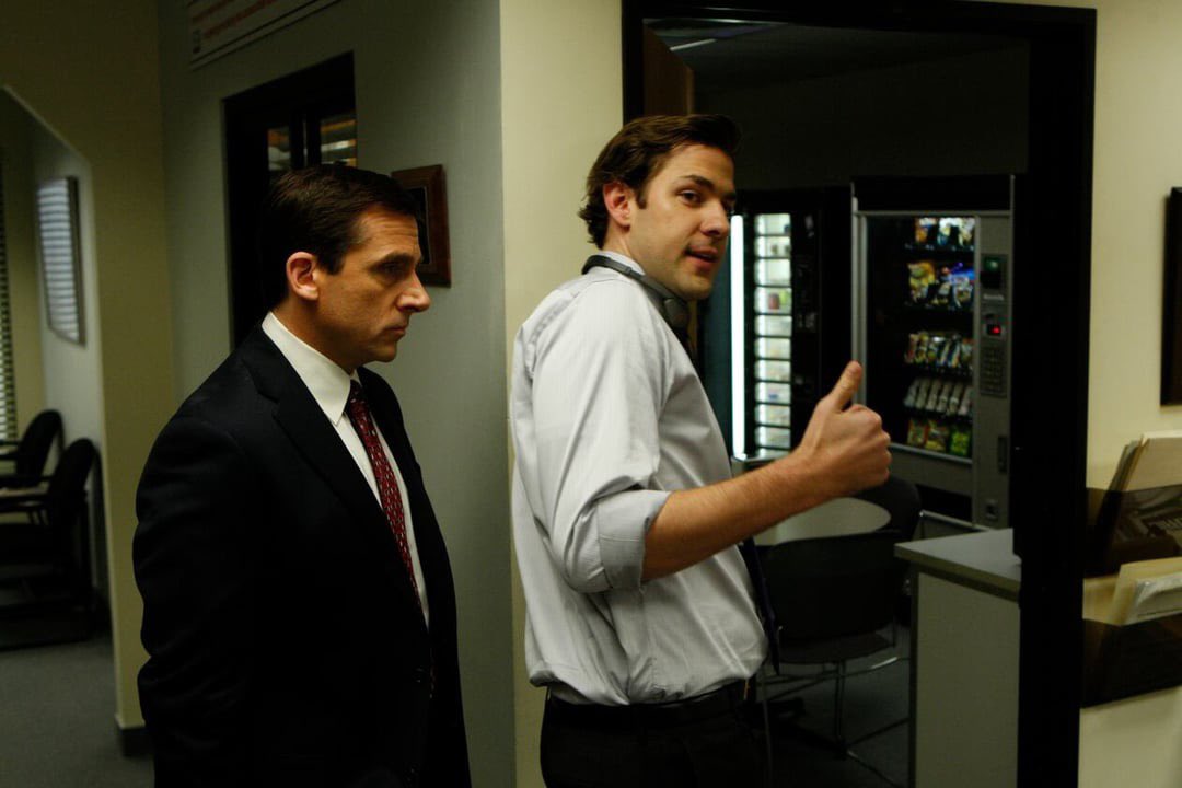 John Krasinski directing the episode “Sabre”.