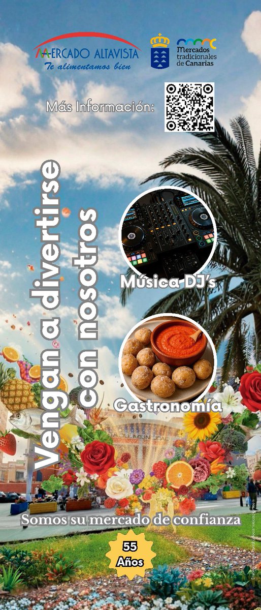 MercaAltavista's tweet photo. No te olvides, mañana sábado tenemos degustación gastronómica y sesión de DJ en el #MercadoAltavista
Ven a pasar un día diferente mientras haces tus compras. Y todo ello con la colaboración del Gobierno de Canarias @EICAGobCan https://t.co/gE8BDq6huO
