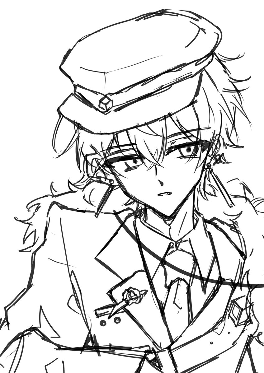 描きかけです時間と相談して気が向いたら進めます⚔️