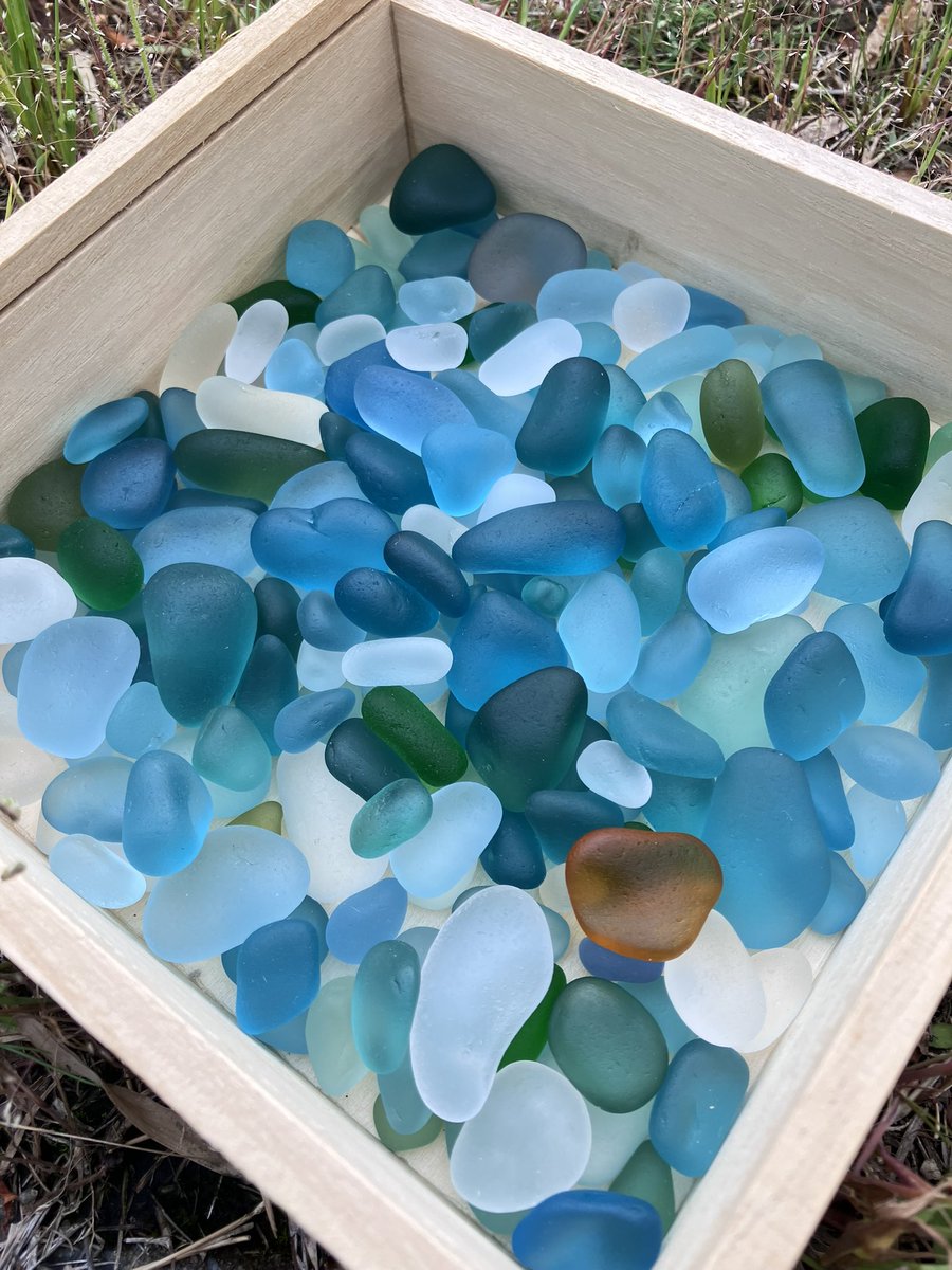 シーグラスコレクターからすると、シーグラスを溶かすとか本当に勿体無いと思うのよ…そのままが綺麗なのに。