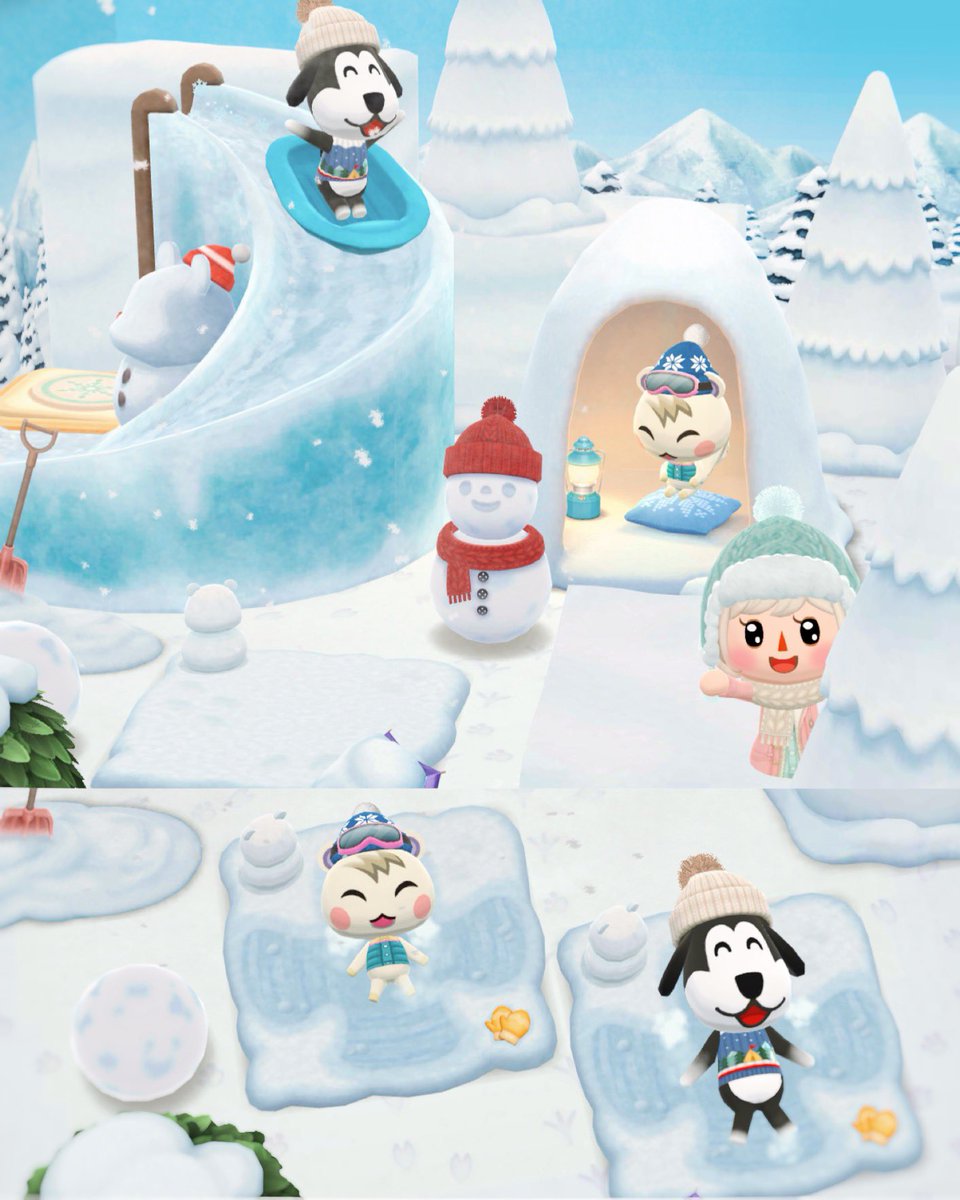 mei_crossing's tweet photo. 𝘱𝘭𝘢𝘺𝘪𝘯𝘨 𝘪𝘯 𝘵𝘩𝘦 𝘴𝘯𝘰𝘸 ⛄️ 雪遊び 🩵

#ポケ森 #ポケ森レイアウト #acpc #acpcgallery #pocketcamp #animalcrossing #ACPCComplete https://t.co/SrWR9s8C4a