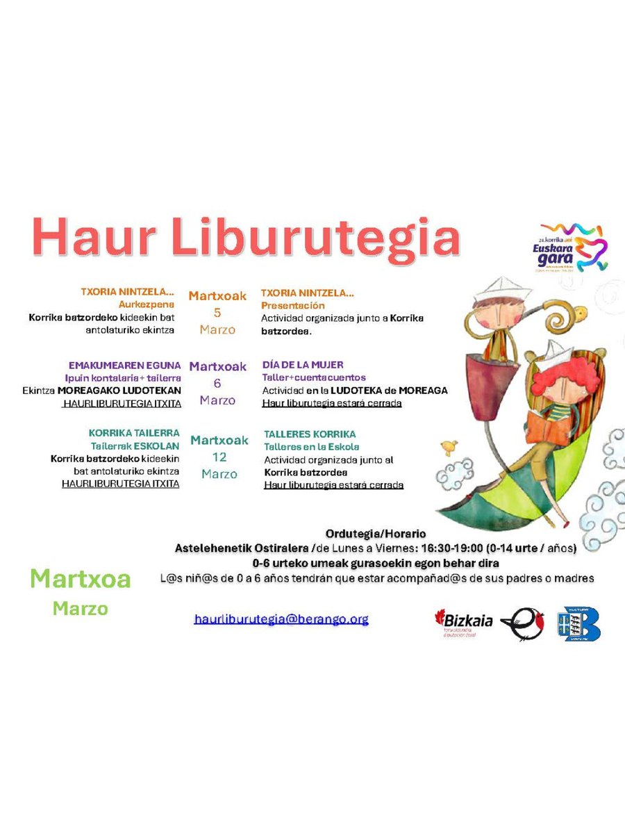 📚🆙 Hauek dira martxoko nobedadeak Liburutegian eta Haur Liburutegian.

📚🆙 Estas son las novedades de marzo en la Biblioteca y la Biblioteca Infantil.

#berango #kultura #cultura #uribekosta #bizkaia