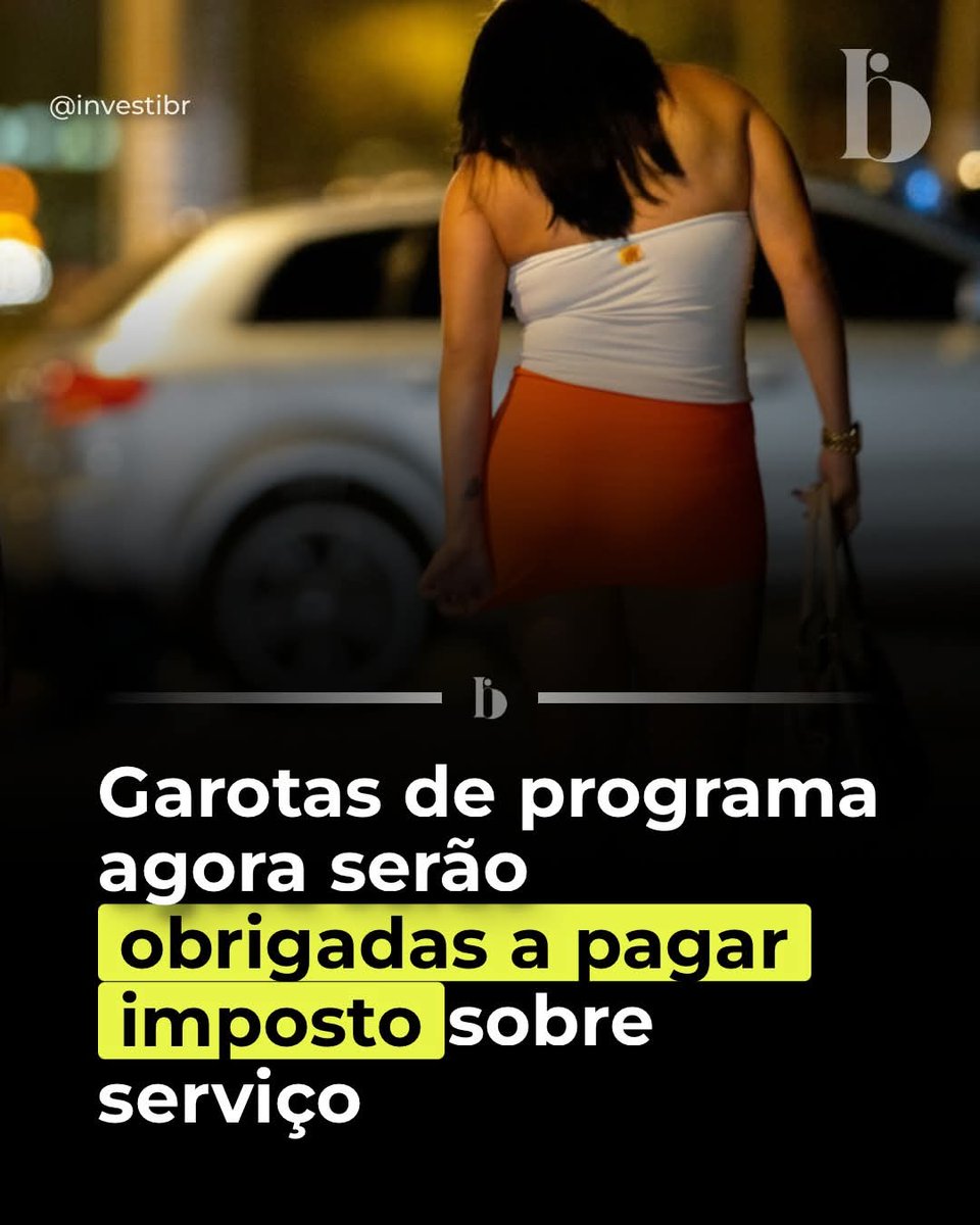 Falei com o Haddad: quem vai pagar o imposto é a prostituta e não quem come a garota de programa.