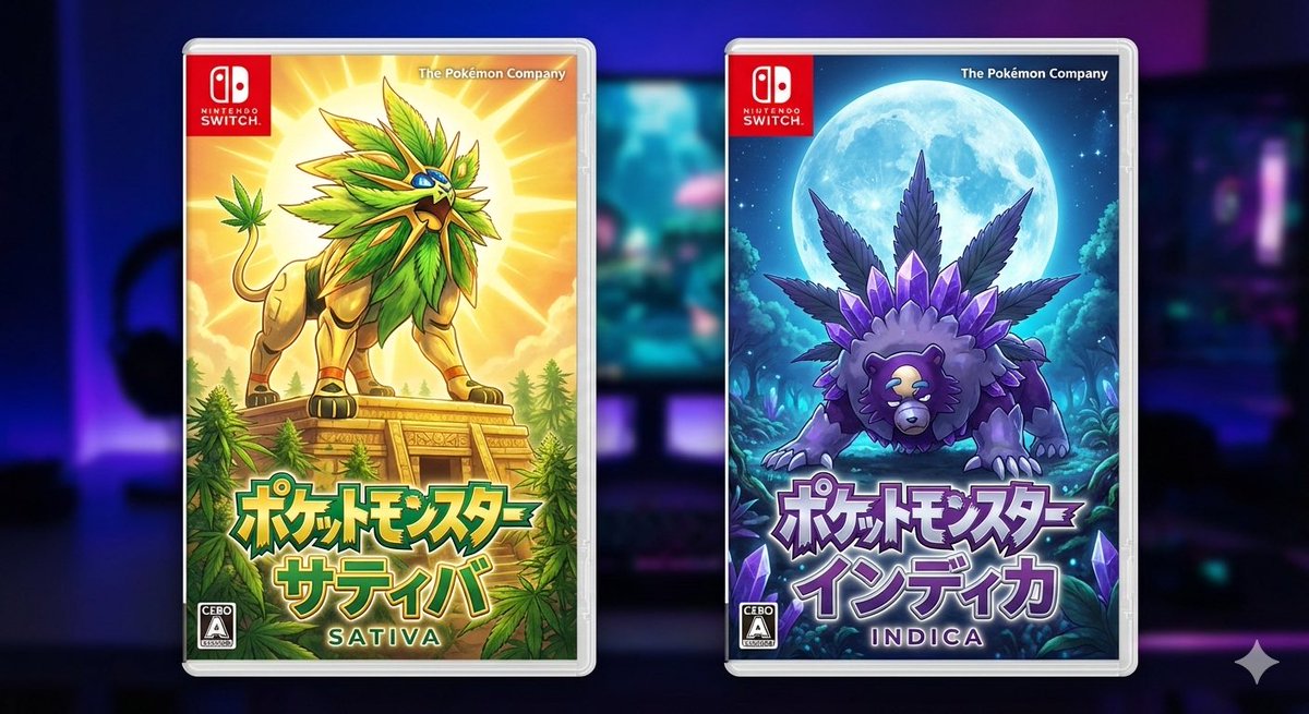 Highwide420's tweet photo. ポケモンの新作がこれだったら

どっち買う？ https://t.co/X2ksMh18e1