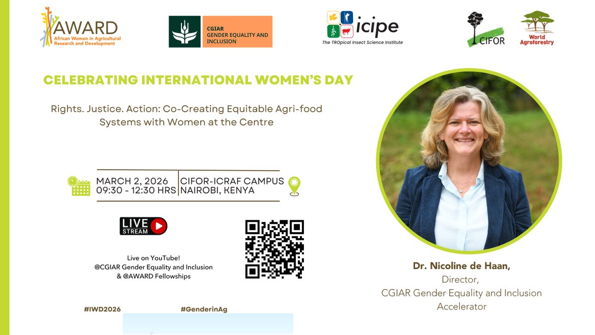 CGIAR GENDER tweet media