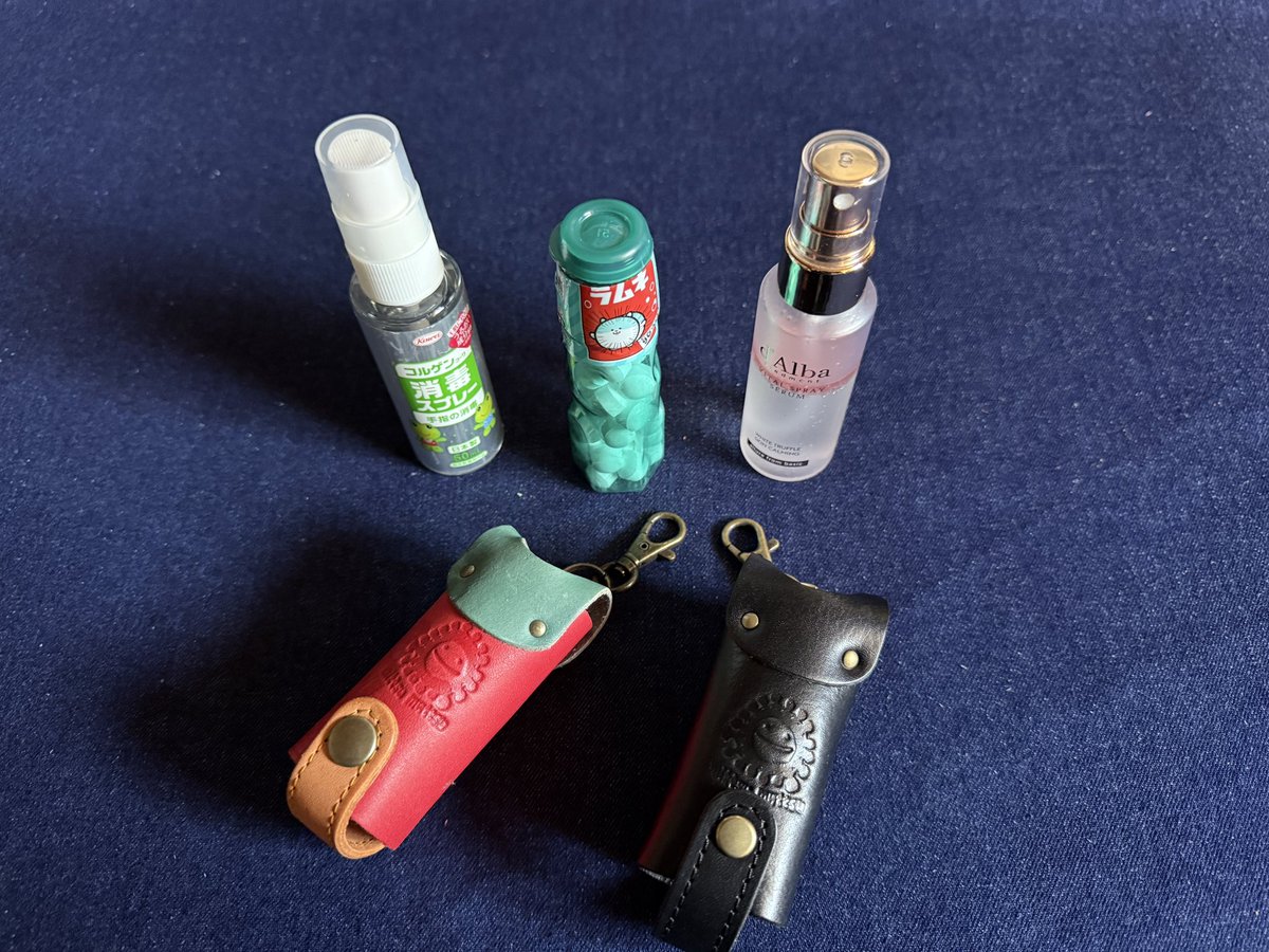 森永の #ラムネ も驚くほど丁度入るホルダーであり d'Albaのミスト