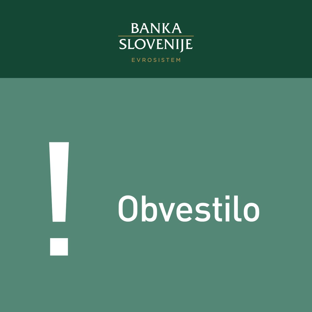 ❗ Neznane osebe se lažno predstavljajo kot predstavniki Banke Slovenije in prek telefona zahtevajo osebne ali bančne podatke.
V Banki Slovenije nikoli ne zahtevamo razkritja osebnih ali finančnih podatkov.
👉 Če ste podatke posredovali, takoj obvestite svojo banko in policijo.