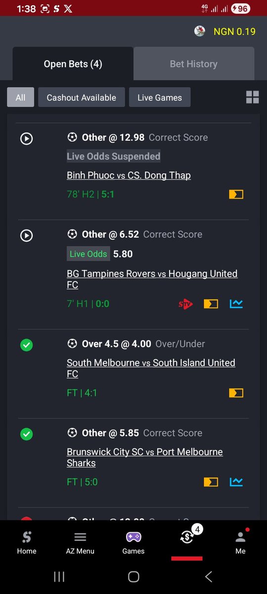 Will hv 3 here so far...8 more game to play..Will hope for boom today