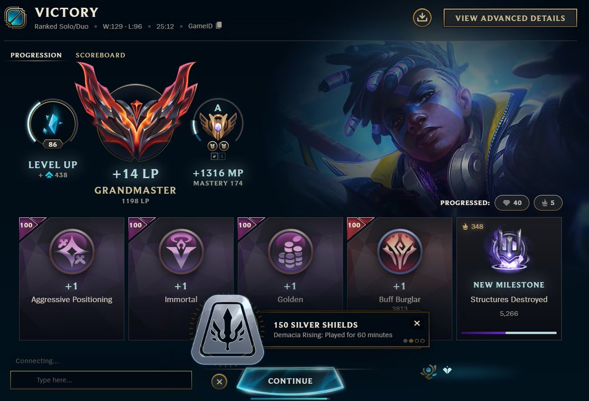 Sakuryhu's tweet photo. hello king, my gains are a bit weird ngl, im not even chall atm, thats my gains in gm with positive winrate WTF @drewlevin https://t.co/bwFzzZc8sf