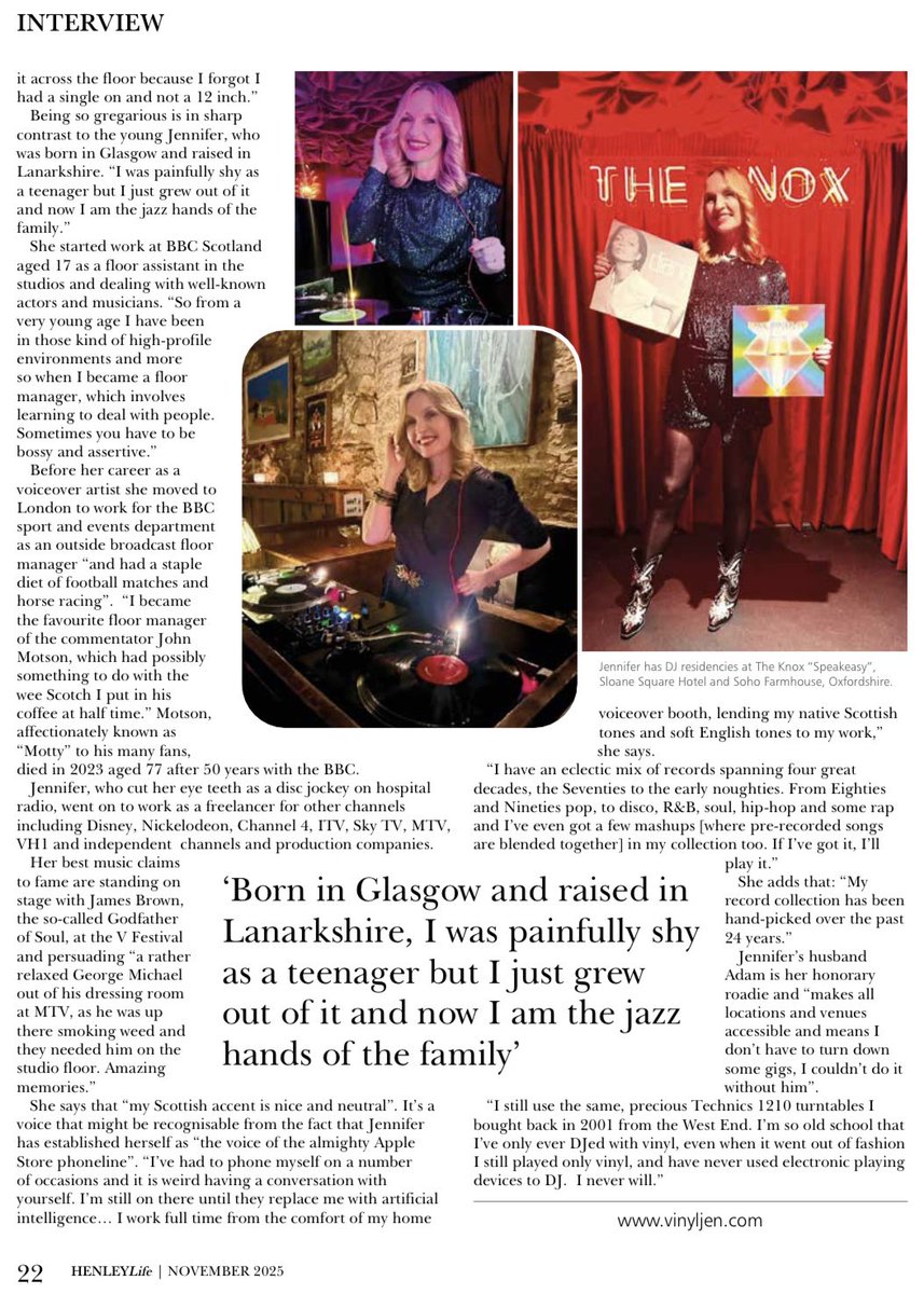 VinylJenDJ's tweet photo. Looking to write a story about a Female Vinyl Only DJ with a cool, unique, interactive concept? 🙋‍♀️

https://t.co/MKGUojNO1C

#journorequest #pr #dj #femaledj #vinyl #vinylonly https://t.co/95ErolnTgH