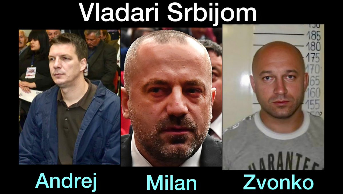 Narode ova bagra nam kroji kapu.
Aleksandra Vucic našeg najvećeg izdajnika zadovoljavaju apsolutnoj diktaturi nad Ćacima a oni haraju pored njega i svi zajedno se enormno bogate.
Oduzeti im imovinu i rešili smo spoljnji dug Srbije. Prioritet za napredak Srbije je njihov zatvor.