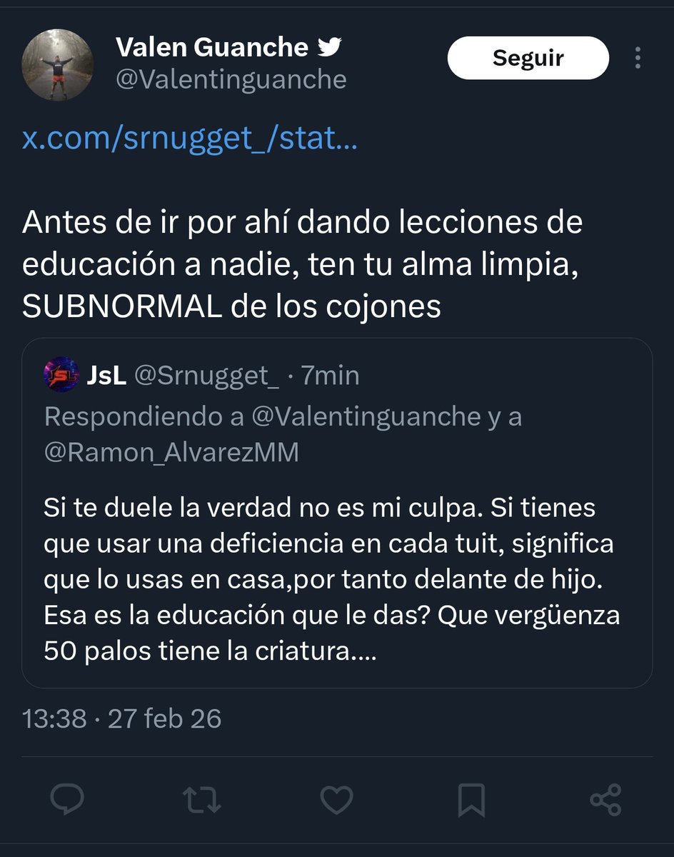 Típico cobarde que cuando le das donde duele.. te bloquea. Y eso que le gusta ser Critico pero eh autocrítico no..

Las redes sociales son un mundo maravilloso.