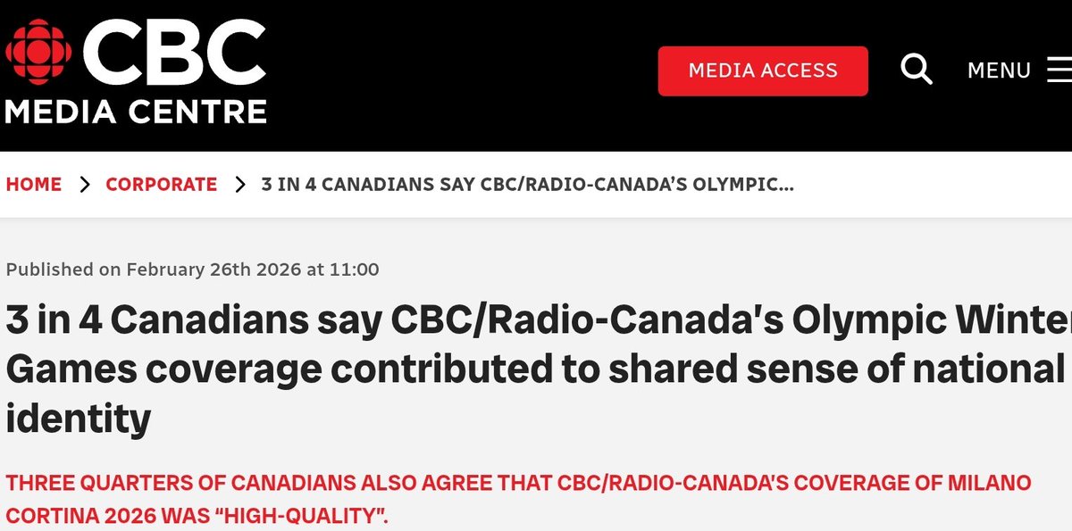 Moonboy_D's tweet photo. Ego much? CBC shameless self-promotion... #canada https://t.co/6nlIFaIyxo