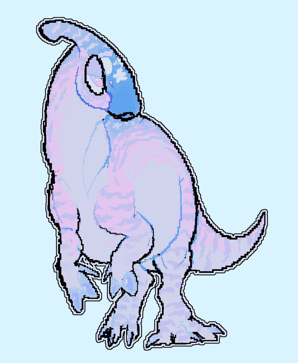 gup 
#parasaur #dinosaur #dinosaurart #paleoart #parasaurart