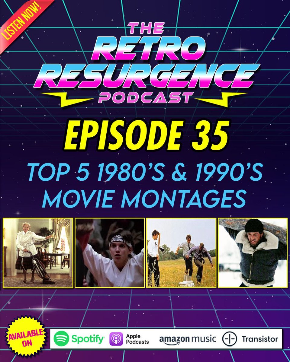 Movie Montage Bonanza!

For Episode 35, the guys are taking on another Top 5 list - this time, it's their favorite film montages of the decade. Ken will tackle the 1980s, and Chad does the 1990s.

share.transistor.fm/s/39ce3664 

#movie #montages #80s #90s #film