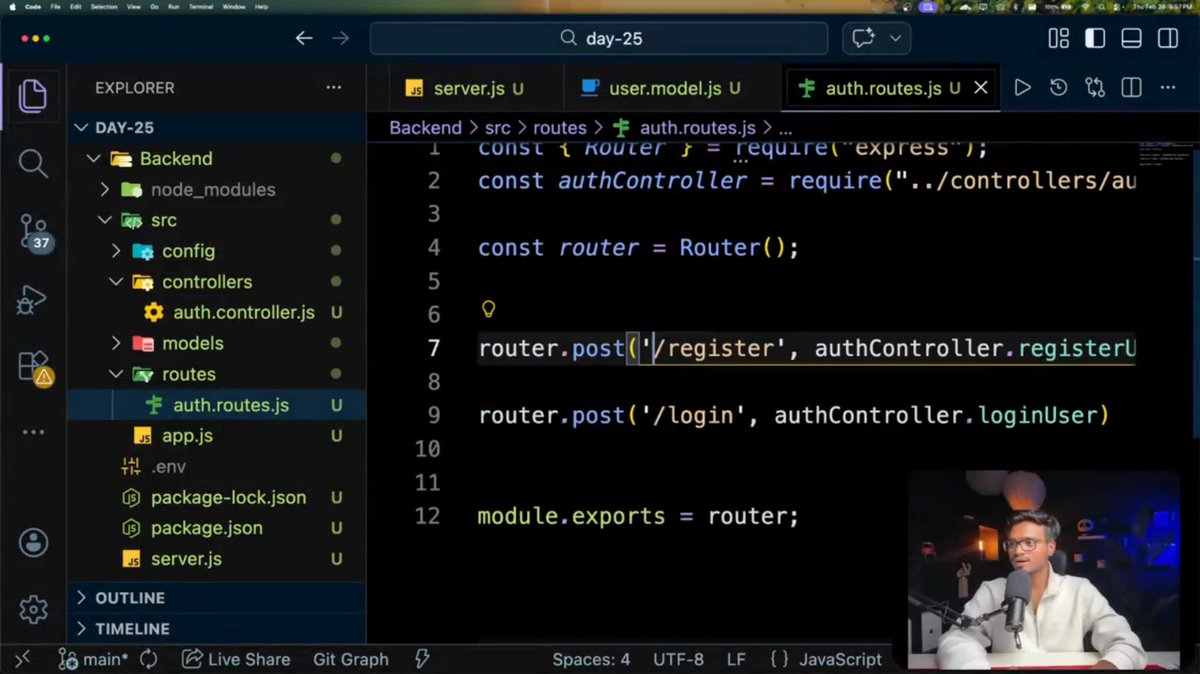 NikhilGupta6656's tweet photo. Day 138 🚀
Explored Token Blacklisting (concept) &amp; improved my understanding of JWT authentication 🔐

Implementation coming next.

Learning at Sheriyansh Coding School

#Day138 #Authentication #BackendSecurity #FullStackDev #sheryian https://t.co/61NlFJHSGy