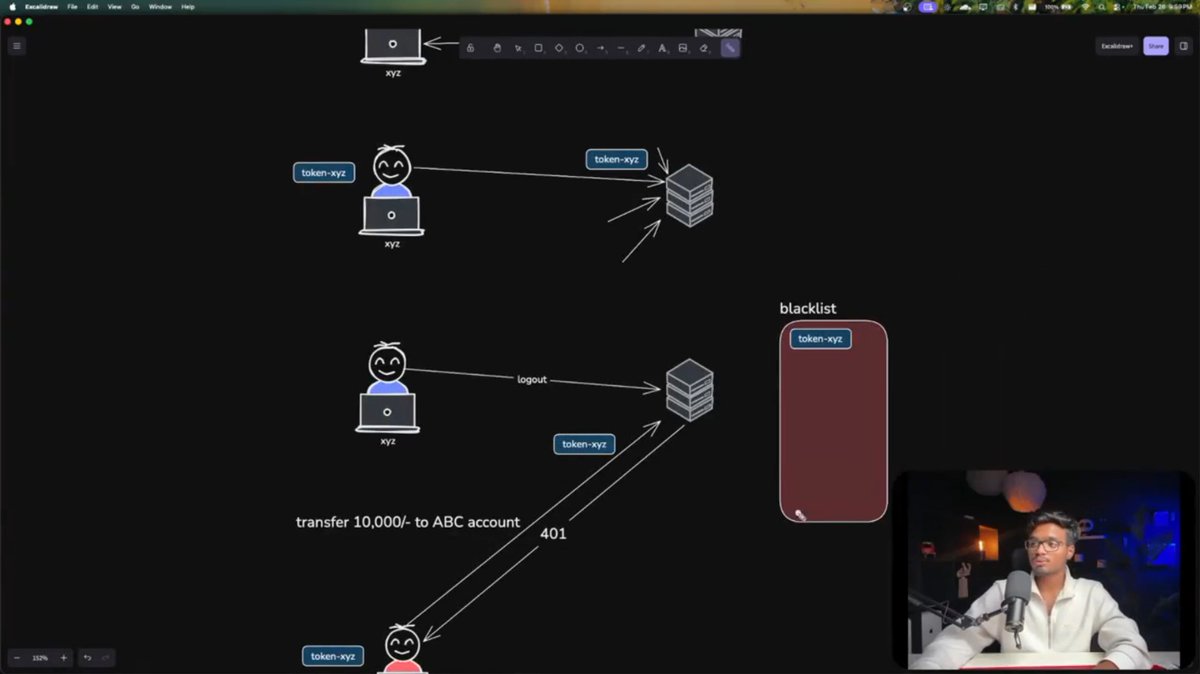 NikhilGupta6656's tweet photo. Day 138 🚀
Explored Token Blacklisting (concept) &amp; improved my understanding of JWT authentication 🔐

Implementation coming next.

Learning at Sheriyansh Coding School

#Day138 #Authentication #BackendSecurity #FullStackDev #sheryian https://t.co/61NlFJHSGy