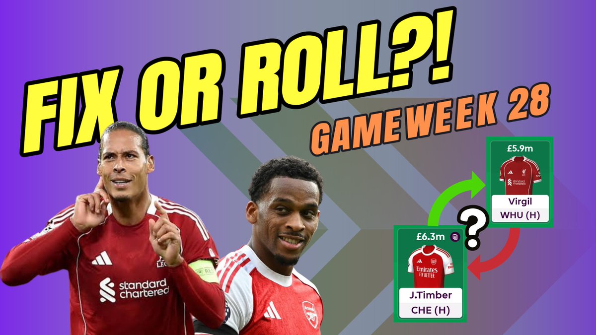 BazballFPL's tweet photo. Everyone’s rushing transfers in GW27.

I’ve got 3 free transfers… and I’m holding for now...

Just saw Fabrizio's update on Wirtz and waiting for more team news

Short-term upgrades can cost you flexibility later.

Video live now on YouTube. Link in my bio.

#FPLCommunity #FPL https://t.co/GqQydv6DKl