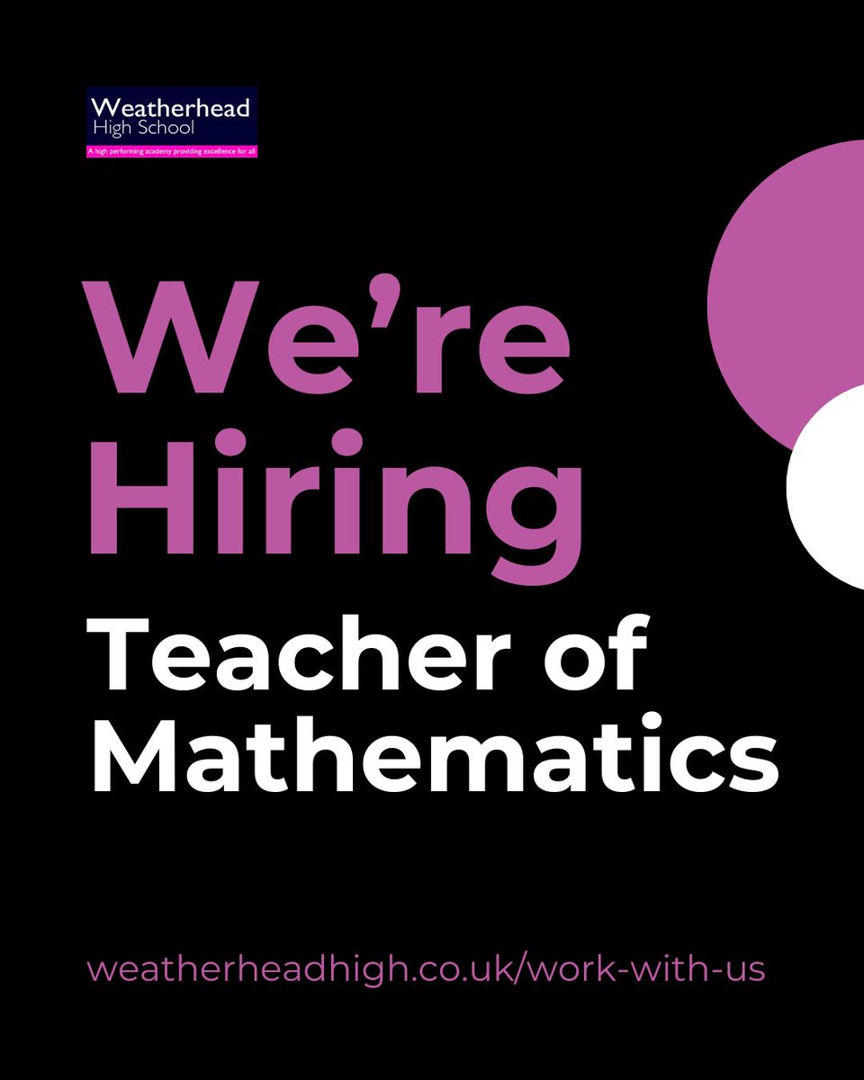 WeatherheadHigh tweet media