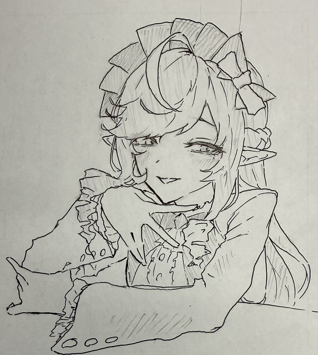 バイトの隙間時間に描いたにしてはだいぶ上手く描けたのでは…👀！
#ビビアン #ゼンゼロ