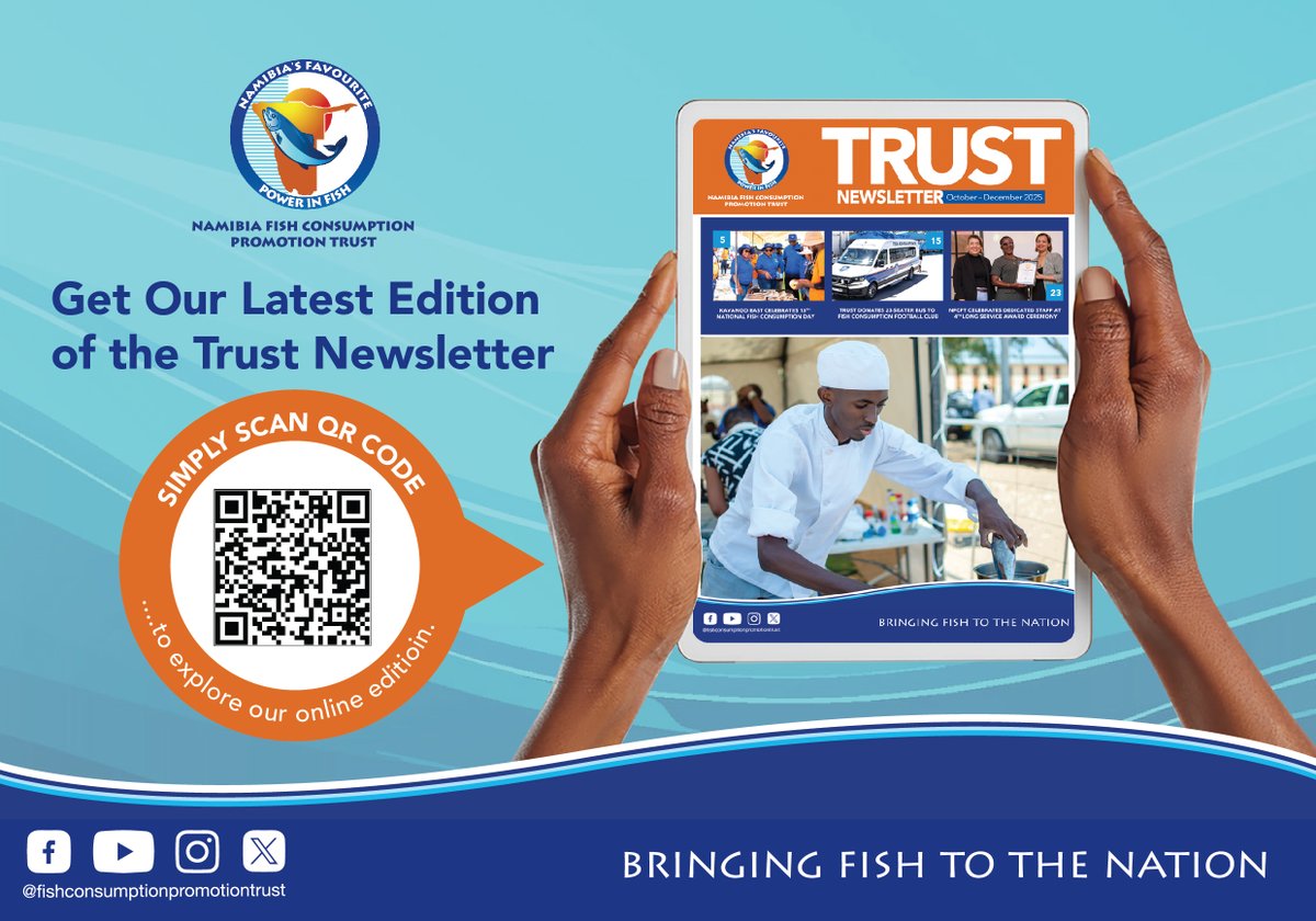 Stay informed on recent activities, community outreach programmes, fish shop updates, and exciting campaigns happening across the country.

Simply scan the QR code to read the full newsletter and stay connected with us!