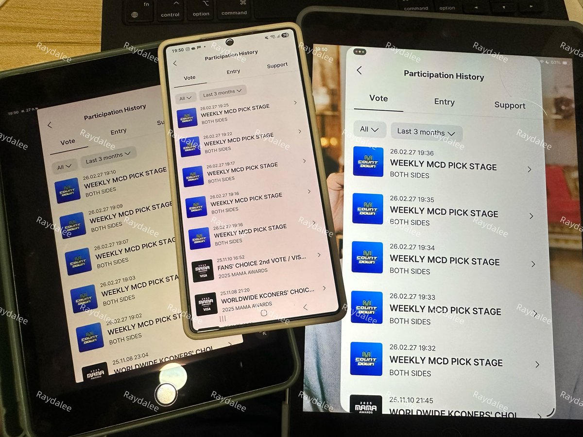 ทุกคนไปโหวตเถอะมันง่ายมาก นี่นั่งทำตอนกินข้าวแป๊บเดียวก็เสร็จ 4เครื่อง
โหลดแอป Mnet plus แล้วล็อกอินเข้าไปโหวต ใครไม่มีไอดี บ้านโหวตมีไอดีแจกอยู่

คะแนนเรายังตามอยู่ 10% ขอคนละนิดคนละหน่อย อยากเห็นรอยยิ้มน้องตอนได้ถ้วย🥹🙏🏼

#โหวตเพื่อเจโน่แจมิน