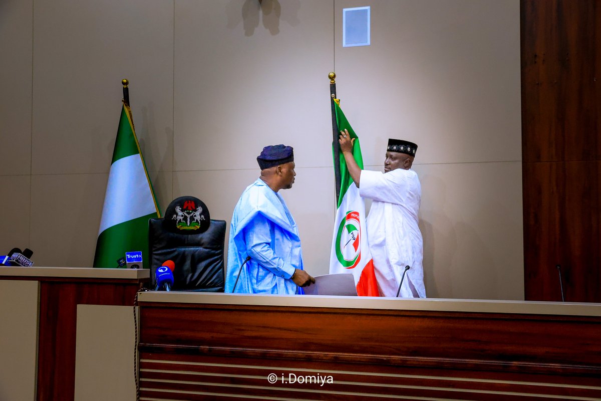 Today in Yola, I took a decisive step for Adamawa’s future.

After wide consultation, we are aligning with the <a href="/OfficialAPCNg/">APC Nigeria</a> to return our state to the centre of national politics and leverage the Renewed Hope Agenda of <a href="/officialABAT/">Bola Ahmed Tinubu</a> for real gains.

The mandate of 2019 and 2023