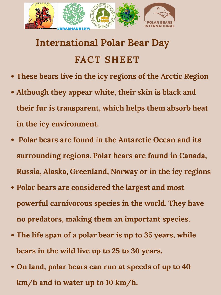 pmccarepune's tweet image. जागतिक ध्रुवीय अस्वल दिवस

शहरातील सर्व अधिकृत माहिती, सरकारी सेवा आणि सार्वजनिक उपक्रमांसाठी PMC CARE ॲप आजच डाउनलोड करा: fxurl.co/PMCCARE

#PolarBear #Nature #SaveEarth #pmc #Pune