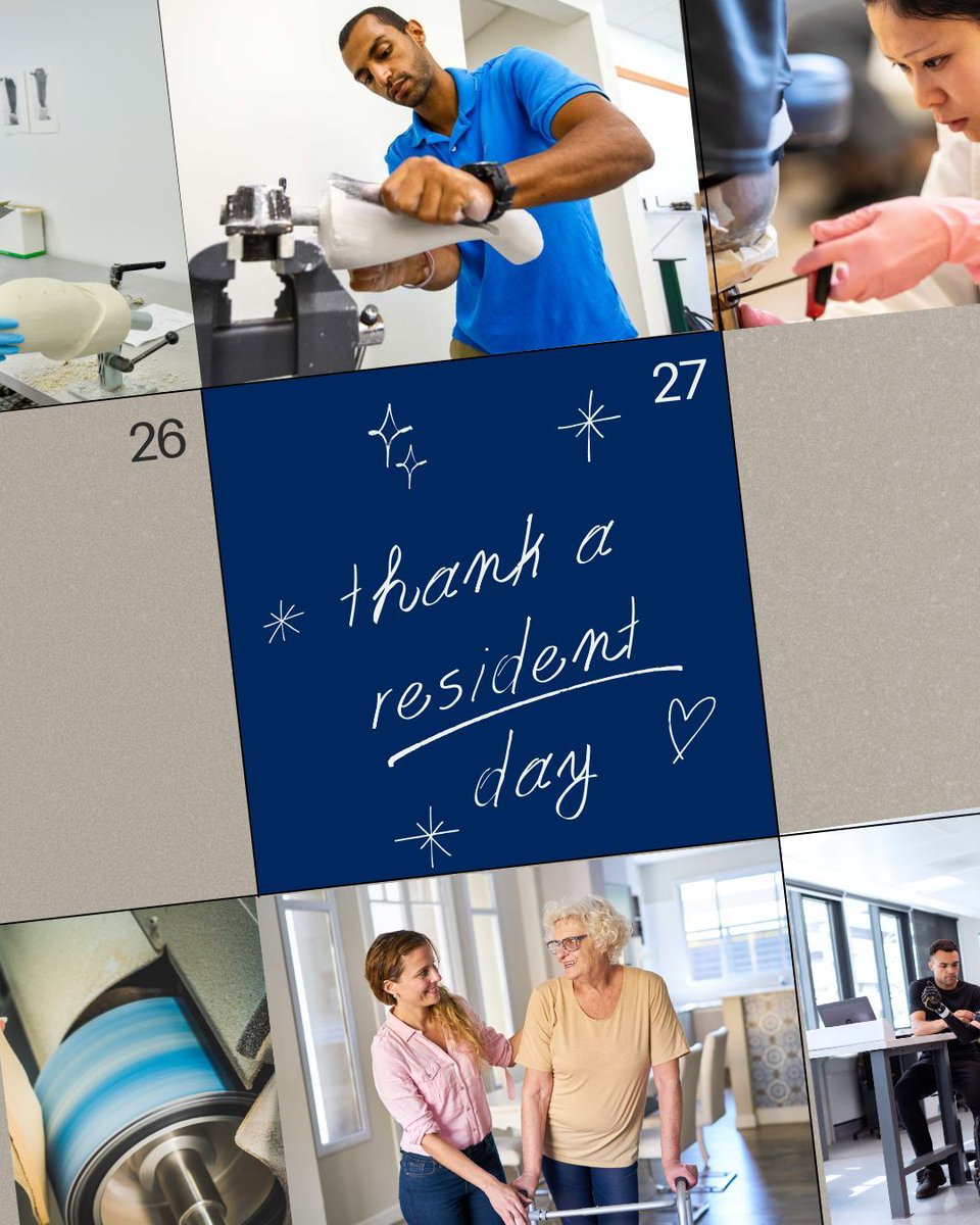 🌟 Happy #ThankAResidentDay! 🌟

Today we recognize the dedication, compassion, and resilience of residents everywhere — especially those advancing O&amp;P and rehab care.

Long hours. Lifelong learning. Lasting impact.

Thank you for all you do. 💙