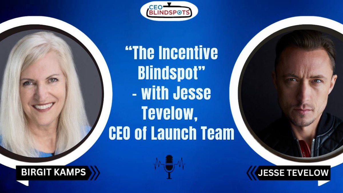 ceoblindspots's tweet photo. What if your biggest leadership blindspot isn’t strategy — but incentives?

Jesse Tevelow⁠ shares why “incentive determines behavior.” From game theory and startup growth to Bitcoin’s protocol design, he explains how incentive alignment shapes culture, performance, and long-term value.
https://t.co/hPMzVZdrV1
