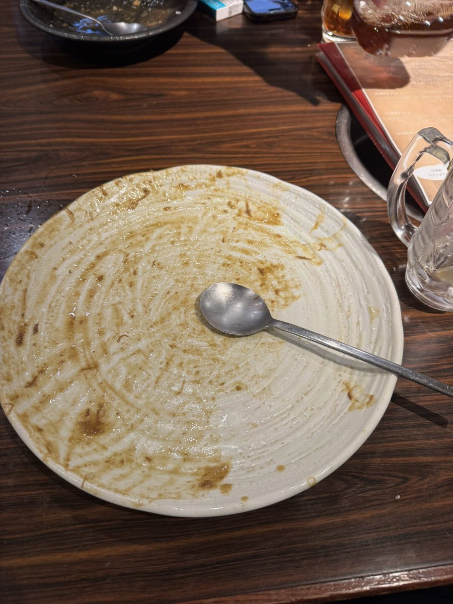 しっかり完食、しばらくカレーいらない👋🏽