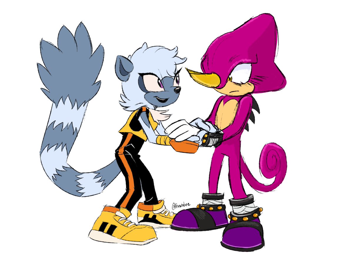 Commission made by @/froshcteee on Instagram

#Espio #Tangle #Sonic