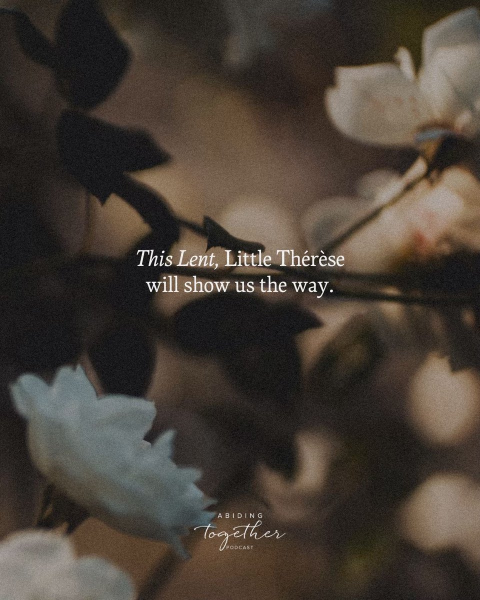 We're only at the start of Lent, and St. Therese's wisdom is already drawing us into deeper prayer &amp; reflection.

What have you learned from St. Therese so far this season?

S18 E6: The Way of Trust and Love: Introduction