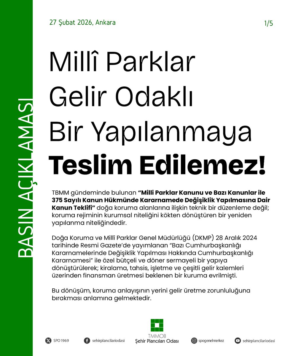 TMMOB Şehir Plancıları Odası tweet media