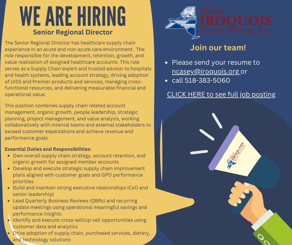 Iroquois Healthcare Association tweet media