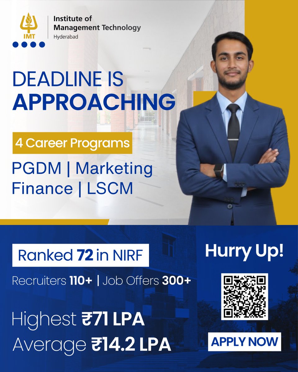 IMT Hyderabad tweet media