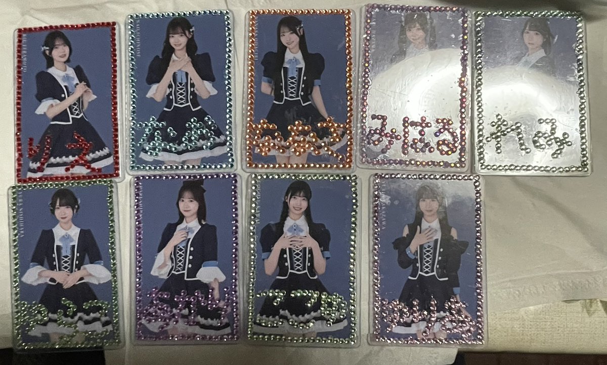 一旦所持中のメンバートレカ完成。 普段は絶対しないけど メンバー全員