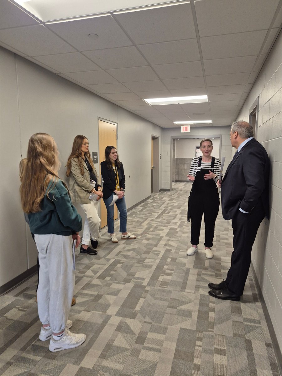 WFPSchools's tweet photo. Senator Kristin Roers and Representative Jim Jonas recently visited Heritage Middle School! Legislators got to get an inside look at the day-to-day operations at HMS, meet educators, and hear from learners. https://t.co/v8pH8Y2hrN