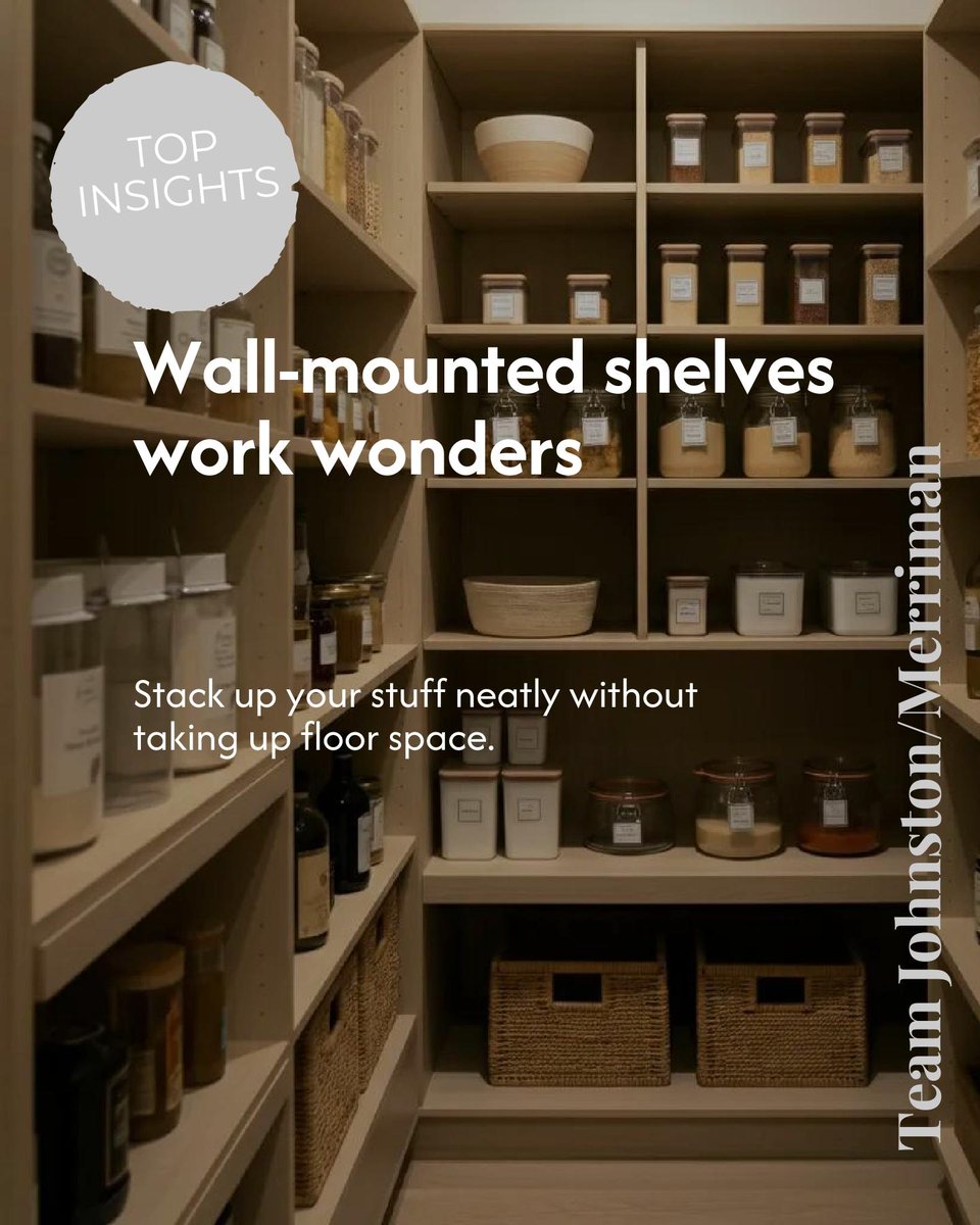 Team_Johnston's tweet photo. Downsizing but worried about storage? Try using underbed rollouts, wall-mounted shelves, &amp; multi-purpose furniture to make space stretch. Embrace the cozy charm of small living - because everything you love has a perfect spot! What's your fave storage hack? #SmallerSpaceSmartTips https://t.co/C42zNhRZYY