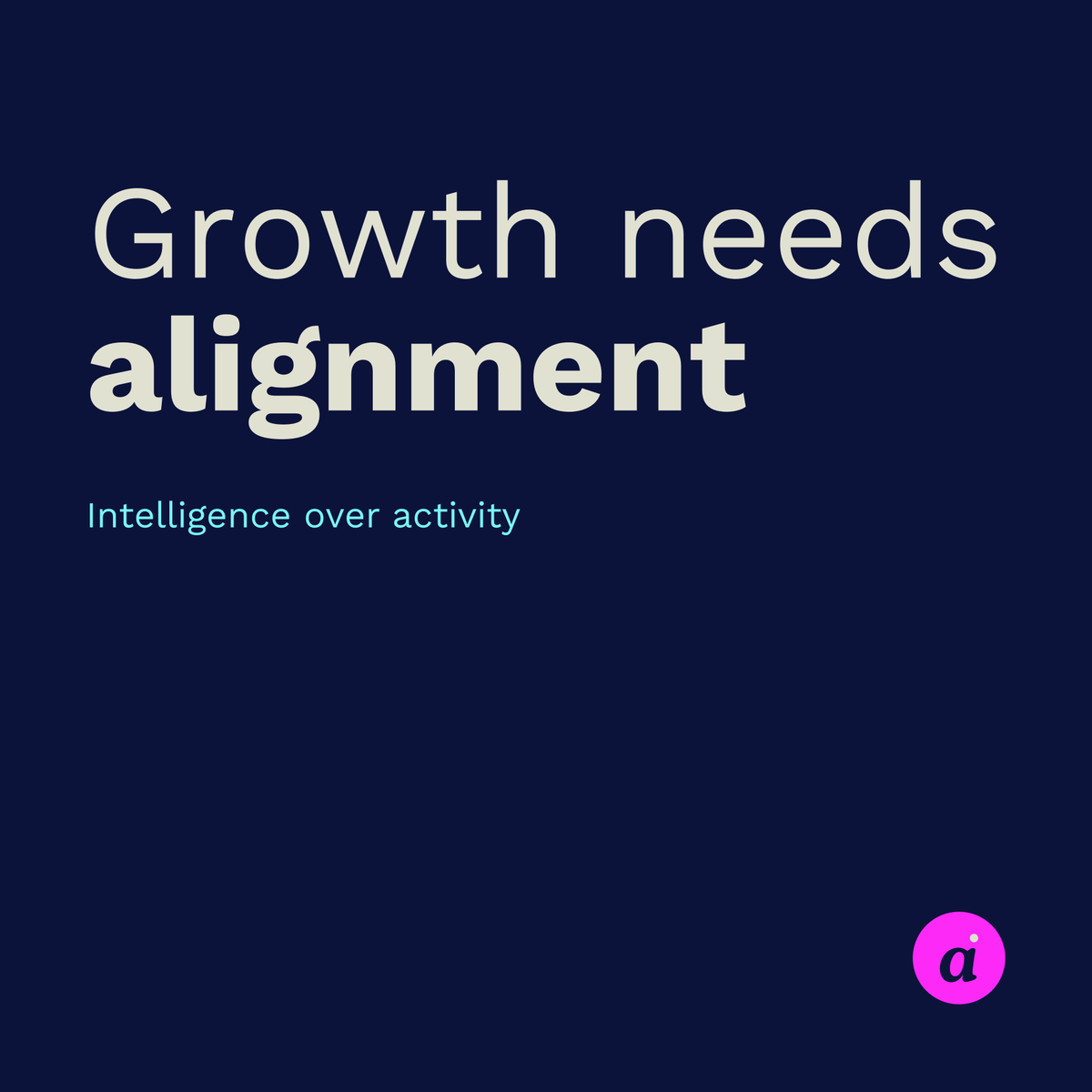 weareageance's tweet image. AI can optimise locally and still not move growth.

Misalignment cancels gains when teams optimise independently.

Growth intelligence is system-wide: shared signals + shared feedback loops.

Where do local wins undermine global growth?

#GrowthIntelligence #Aegance