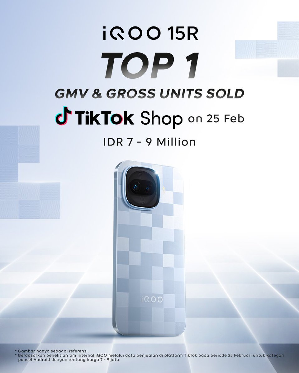iqoo_id's tweet photo. Yang belum amankan iQOO 15R, yuk buruan klik linktree di bio!🚀
https://t.co/WEuC5FQT51 

#iQOO15R #RelentlessPerformance https://t.co/EiOtB1mYVy