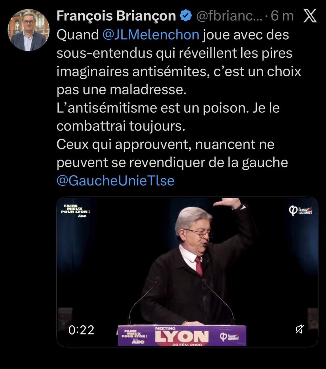 On ne peut pas dénoncer certaines dérives d’un côté… et refuser de dire clairement si l’on fusionnera avec leurs représentants locaux au second tour.

Les Toulousains méritent de la cohérence et de l’honnêteté.

Oui ou non ?