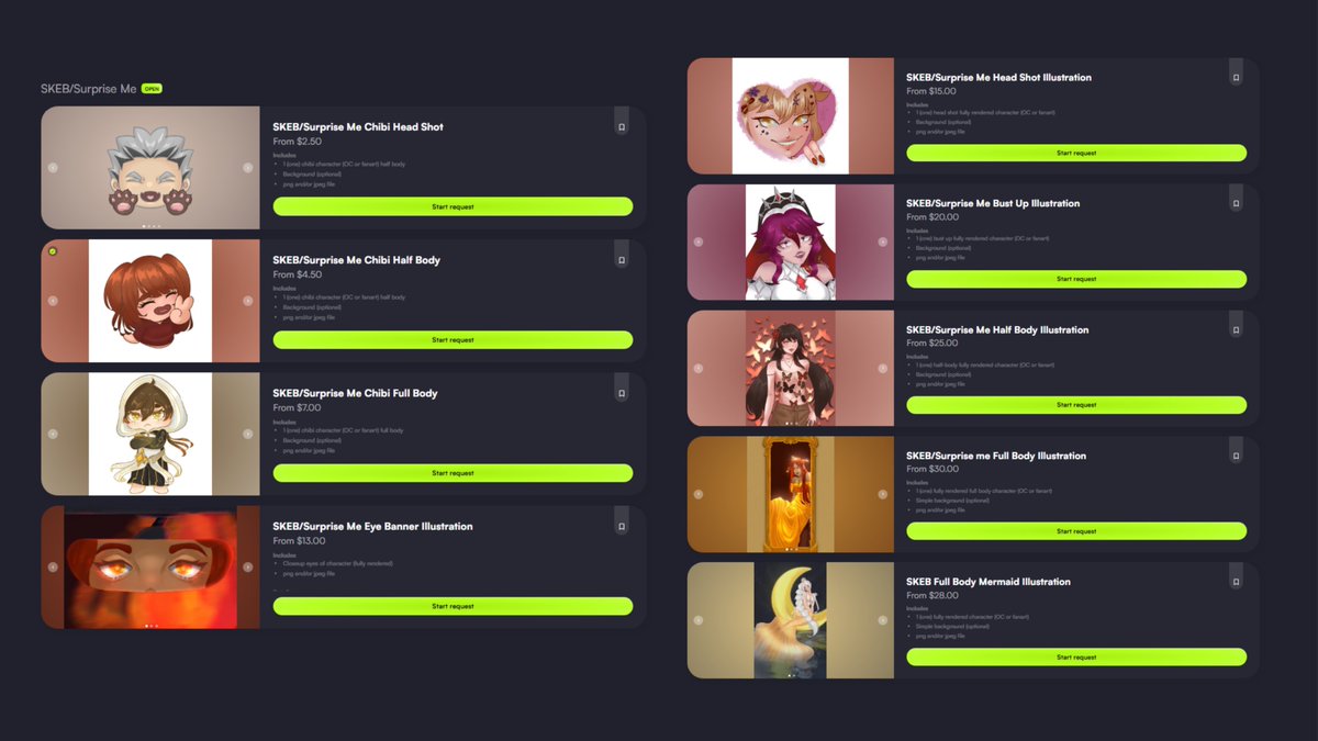 lychgiaee's tweet photo. pls help rt!  

💞Commissions Open💞 
hiii!! here are my updated rates and commissions on vgen ^^  

-> https://t.co/eruBdmBFCN https://t.co/tCLlVrBarc