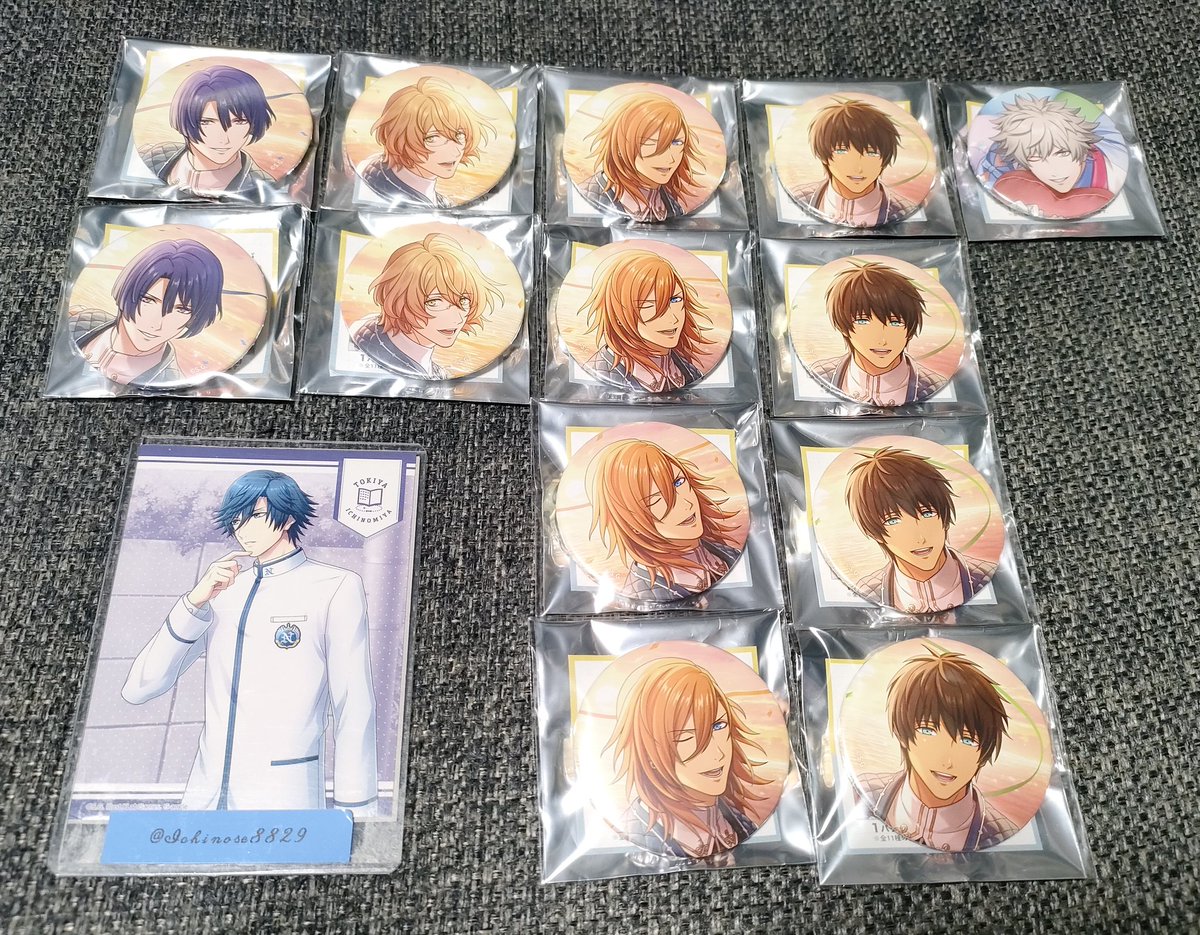 交換・譲渡 】うたプリ ライエモ AGF 缶バッジ Thanks for you! 譲：真